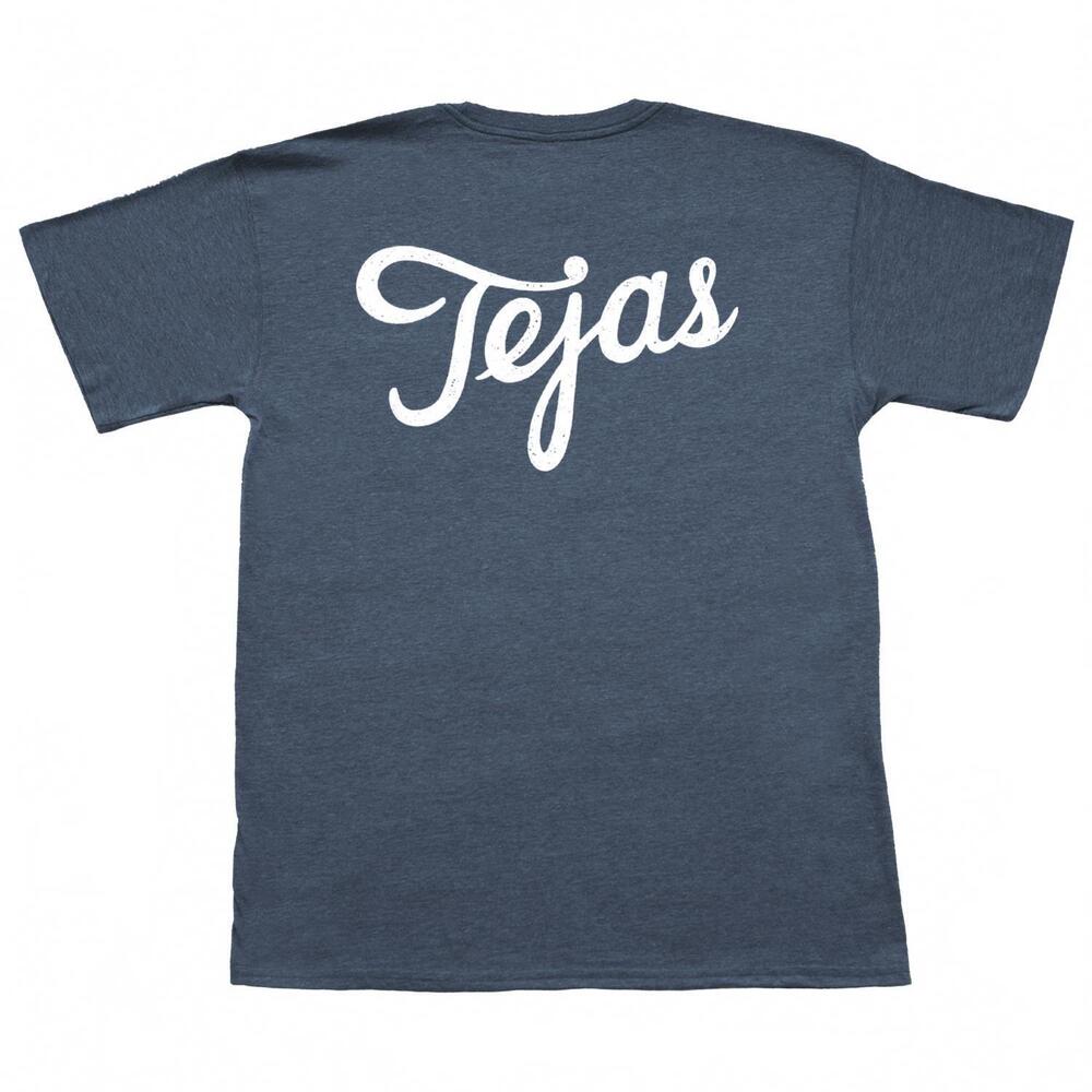 NEW THE STATE COMPANY unisex tejas short sleeve shirt in navy